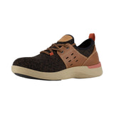 ROCKPORT TWO EYE TIE WORK SNEAKER MEN'S COMPOSITE TOE TruFLEX RK4690 IN BROWN AND TAN - TLW Shoes
