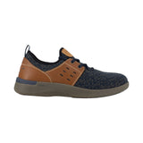 ROCKPORT TWO EYE TIE WORK SNEAKER MEN'S COMPOSITE TOE TruFLEX RK4691 IN BLUE AND TAN - TLW Shoes