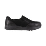 ROCKPORT SLIP-ON WORK OXFORD WOMEN'S TRUSTRIDE STEEL TOE SHOE'S RK500 IN BLACK - TLW Shoes