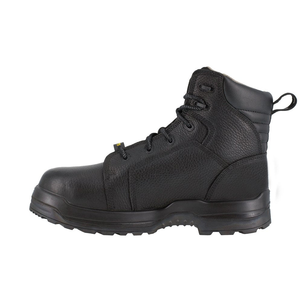 ROCKPORT 6" LACE TO TOE MEN'S WORK BOOT COMPOSITE TOE MORE ENERGY RK6465 IN BLACK - TLW Shoes