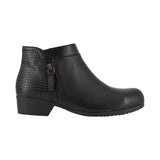 ROCKPORT SAFETY TOE BOOTIE WOMEN'S ALLOY TOE CARLY RK751 IN BLACK - TLW Shoes
