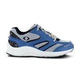 APEX V551 RUNNING AND WALKING MEN'S SHOE IN WHITE/BLUE - TLW Shoes