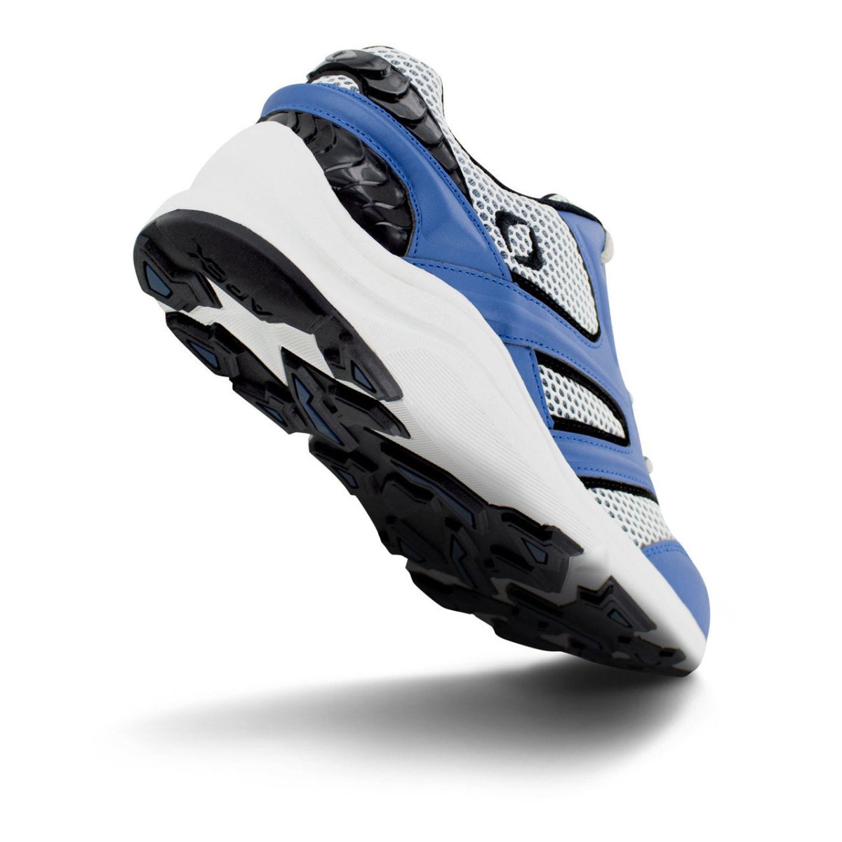Apex V551 Running And Walking Men's Shoe In White/Blue - TLW Shoes