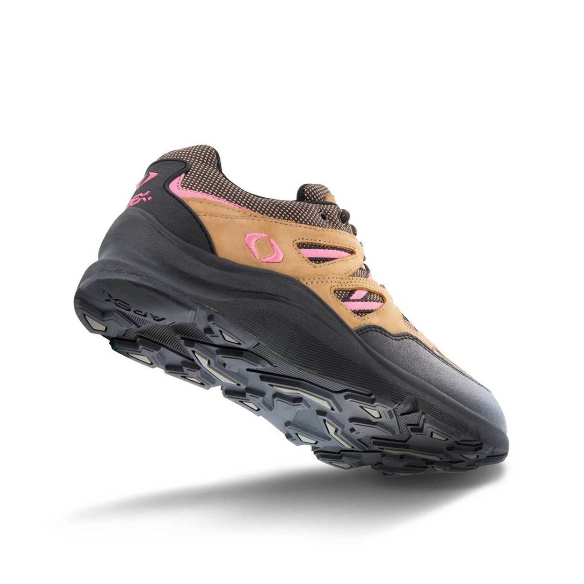 APEX V752 SIERRA TRAIL RUN WOMEN'S ACTIVE SHOE IN BROWN/PINK - TLW Shoes