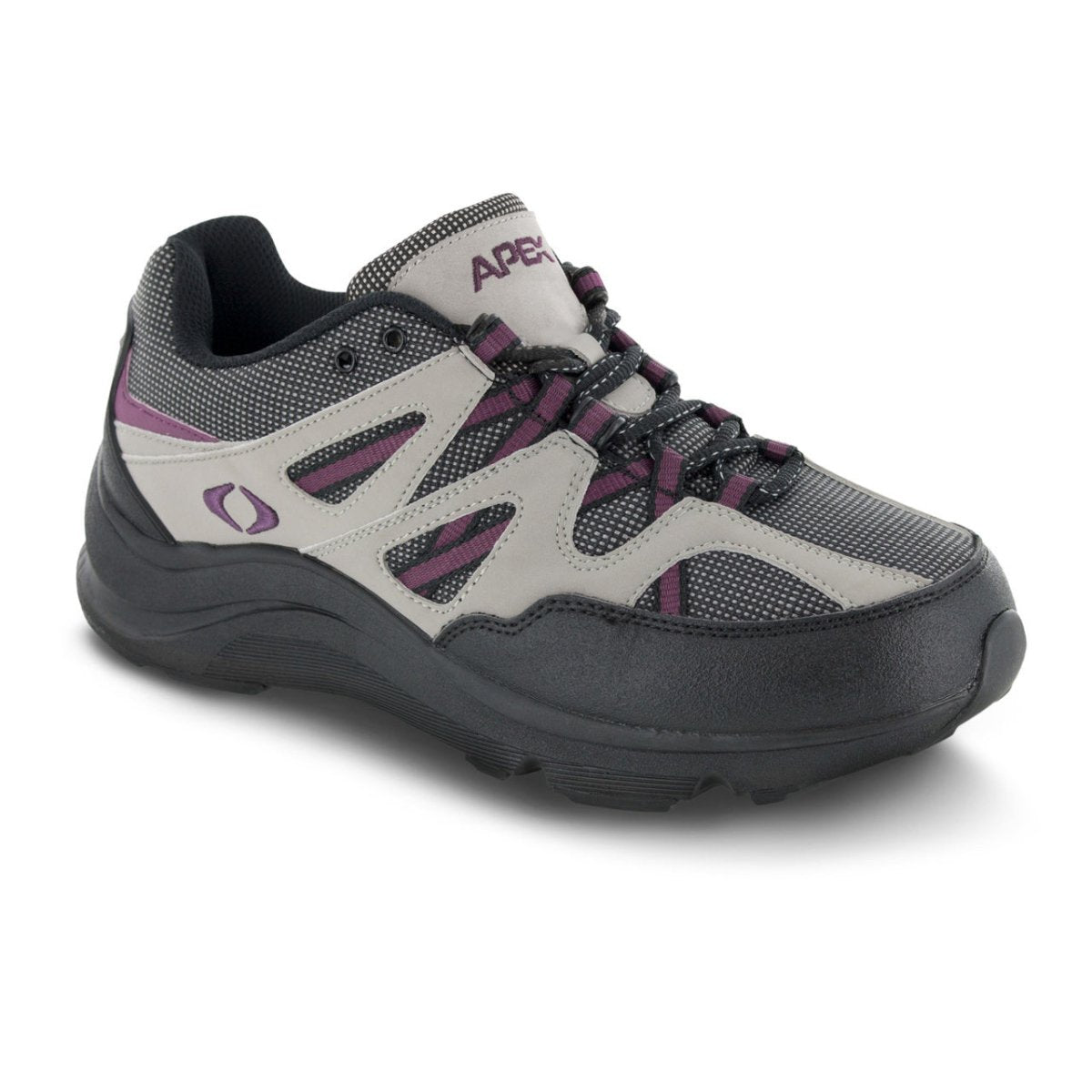 Apex V753 Sierra Trail Run Women's Active Shoe In Grey/purple - TLW Shoes