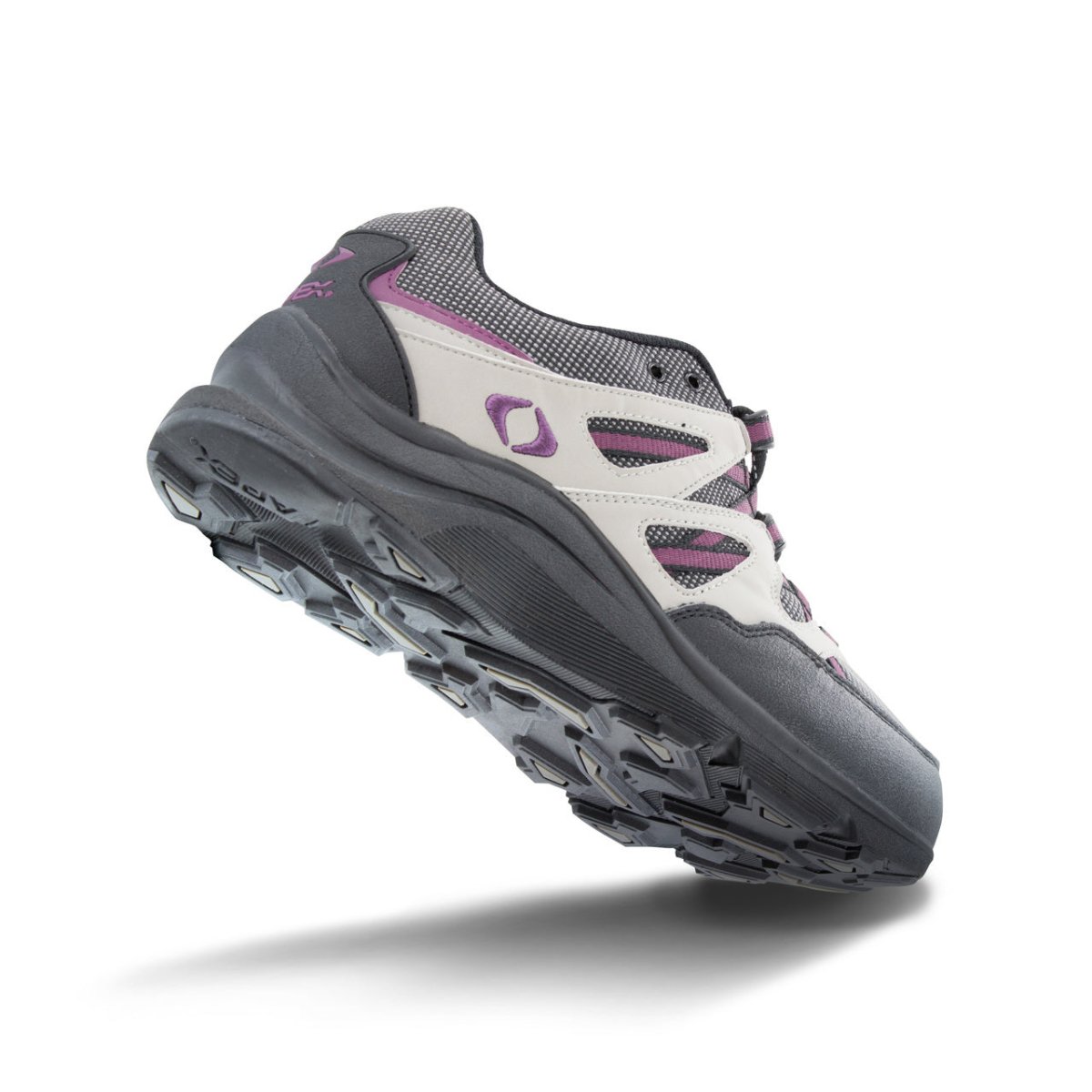 Apex V753 Sierra Trail Run Women's Active Shoe In Grey/purple - TLW Shoes