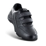 APEX V950M DBL VELCRO WALK MEN'S STRAP SHOE IN BLACK - TLW Shoes