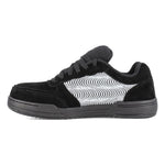 VOLCOM WOMEN'S SKATE INSPIRED COMPOSITE TOE WORK SHOE HYBRID VM30361F IN BLACK AND TOWER GREY - TLW Shoes
