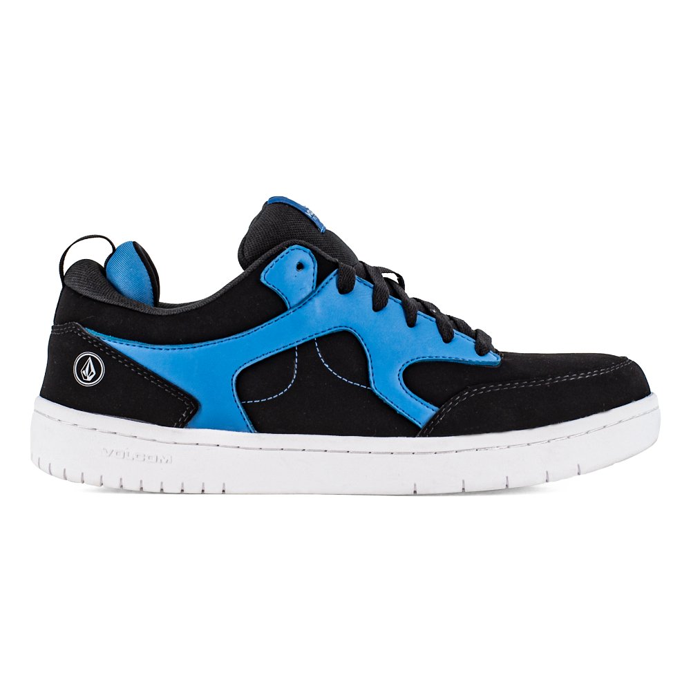 VOLCOM MEN'S SKATE INSPIRED COMPOSITE TOE WORK SHOE VITALS VM30612 IN NAVY AND AGED INDIGO - TLW Shoes