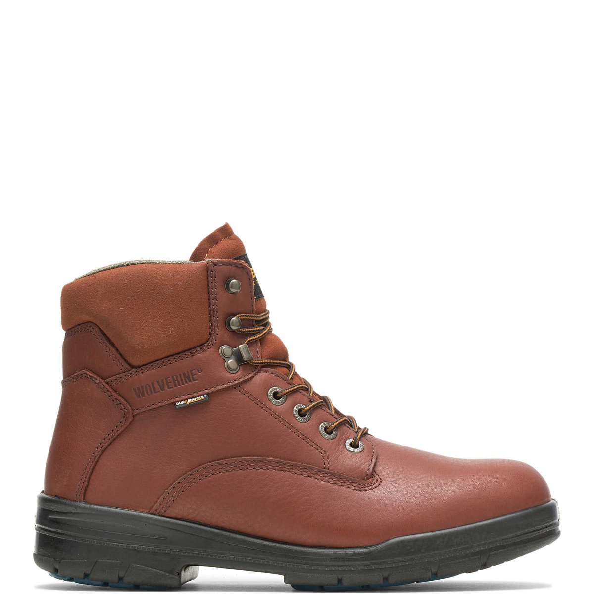 WOLVERINE DURASHOCKS SR MEN'S SOFT TOE WORK BOOT (W03122) IN BROWN - TLW Shoes