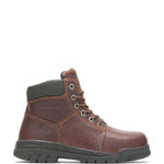 WOLVERINE MEN'S MARQUETTE 6" STEEL TOE WORK BOOT (W04713) IN WALNUT - TLW Shoes