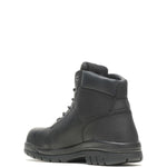 WOLVERINE MEN'S MARQUETTE 6" STEEL TOE WORK BOOT (W04714) IN BLACK - TLW Shoes