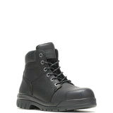 WOLVERINE MEN'S MARQUETTE 6" STEEL TOE WORK BOOT (W04714) IN BLACK - TLW Shoes