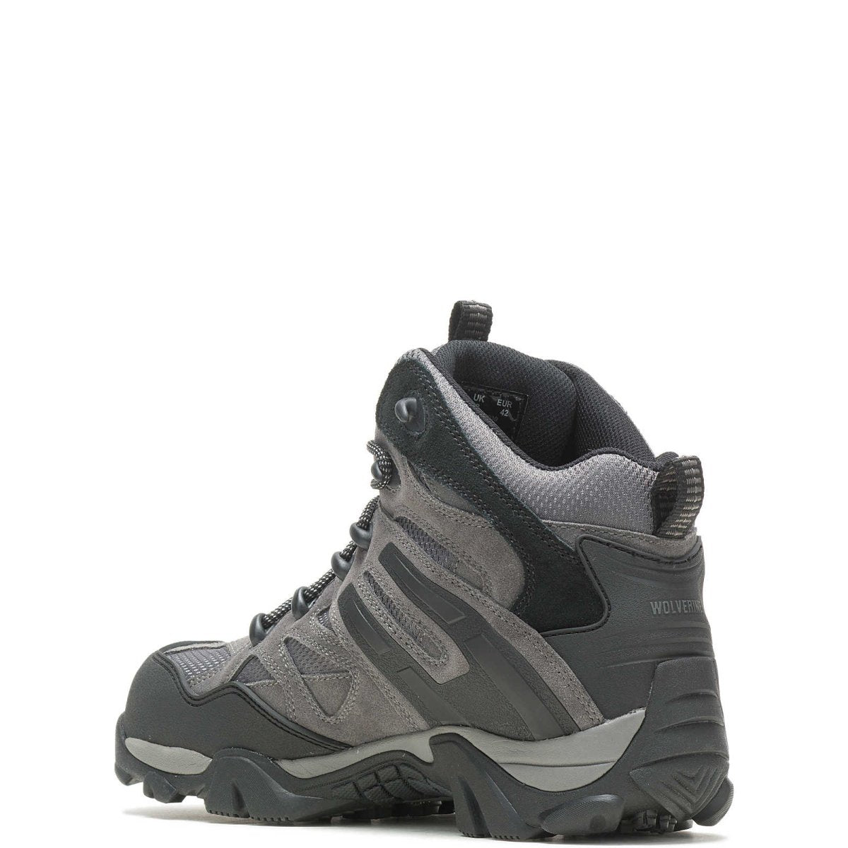 WOLVERINE WILDERNESS COMPOSITE TOE MEN'S WORK BOOT (W080030) IN CHARCOAL GREY - TLW Shoes