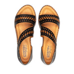 PIKOLINOS ALGAR W0X-0785C1 WOMEN'S FLAT SANDALS IN BLACK - TLW Shoes