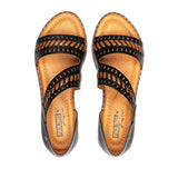 PIKOLINOS ALGAR W0X-0785C1 WOMEN'S FLAT SANDALS IN BLACK - TLW Shoes