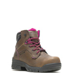 WOLVERINE WOMEN'S MERLIN 6" WATERPROOF COMPOSITE-TOE WORK BOOT (W10383) IN BROWN - TLW Shoes