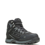WOLVERINE EDGE LX WP MEN'S SAFETY TOE WORK BOOT (W10553) IN BLACK/GREY. - TLW Shoes