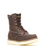 WOLVERINE MEN'S LOADER 8" STEEL TOE WEDGE BOOT (W10741) IN BROWN - TLW Shoes