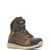 WOLVERINE RIGGER WATERPROOF MEN'S SAFETY TOE 6" WORK BOOT (W10797) IN SUMMER BROWN - TLW Shoes