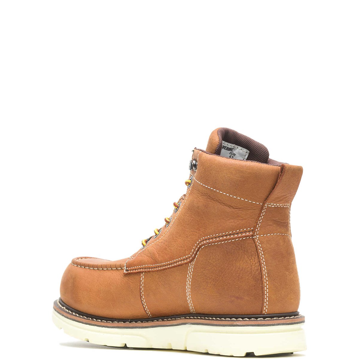 WOLVERINE I-90 DURASHOCKS® MOC-TOE CARBONMAX® 6" WORK BOOT (W201097) IN TAN - TLW Shoes