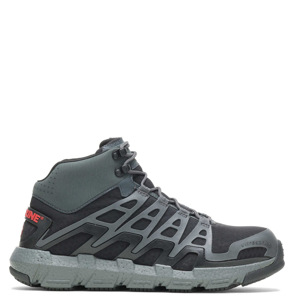 WOLVERINE MEN'S REV VENT ULTRASPRING DURASHOCKS CARBONMAX WORK BOOT (W211018) IN CHARCOAL - TLW Shoes