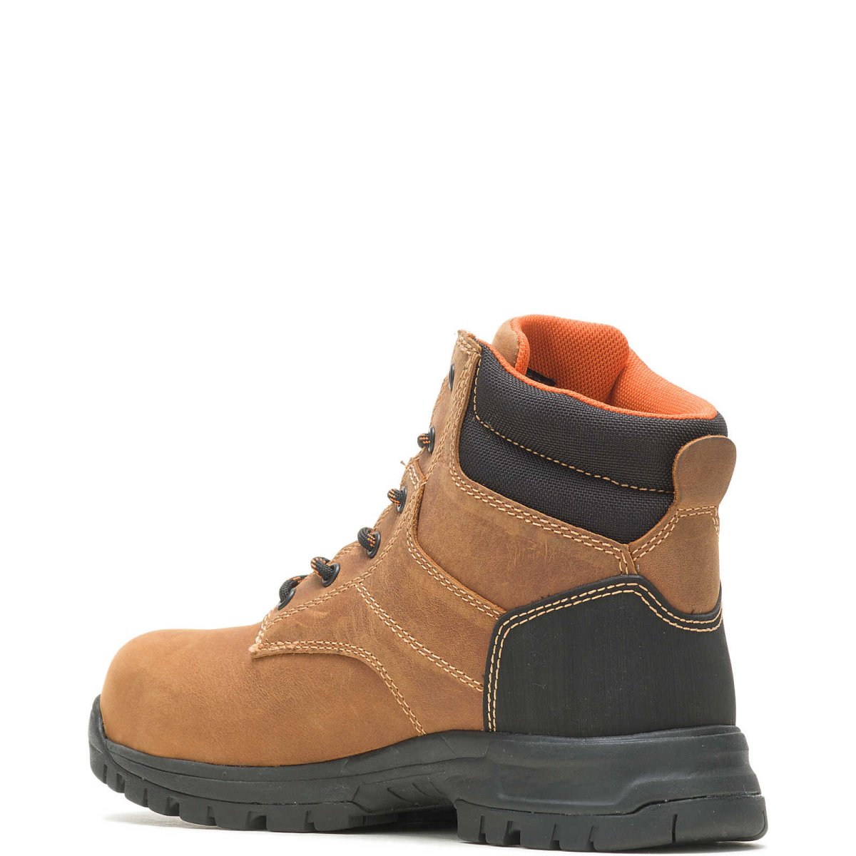 WOLVERINE WOMEN'S PIPER WATERPROOF COMPOSITE TOE 6" WORK BOOT (W221032) IN CASHEW - TLW Shoes