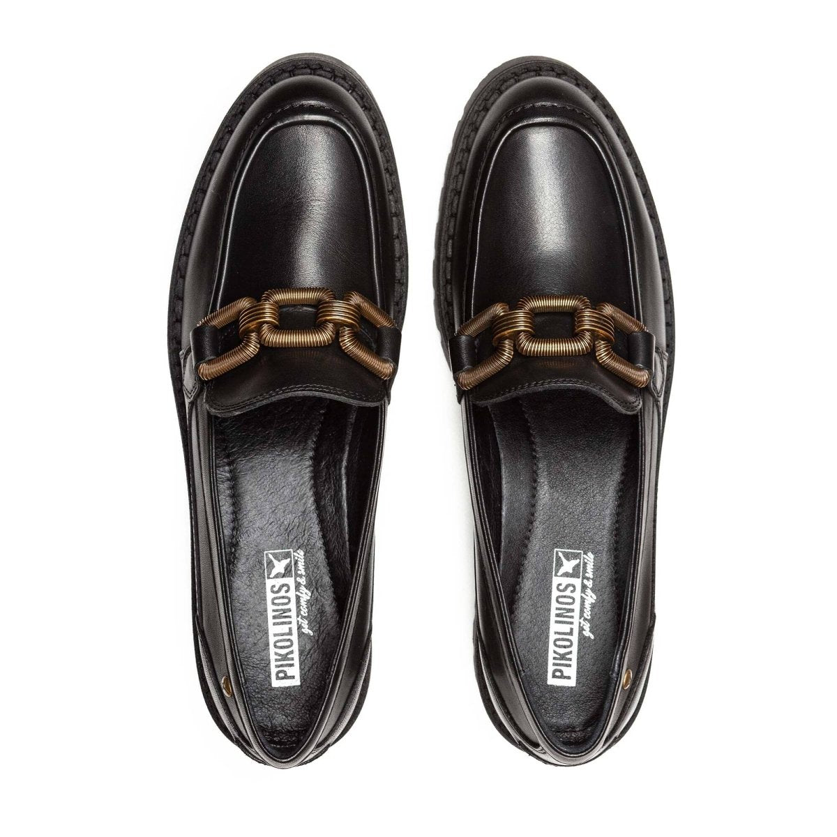 PIKOLINOS AVILES W6P-3742 WOMEN'S LOAFERS IN BLACK - TLW Shoes