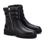 PIKOLINOS SALAMANCA W6Y-8618 WOMEN'S ZIPPER ANKLE BOOTS IN BLACK - TLW Shoes