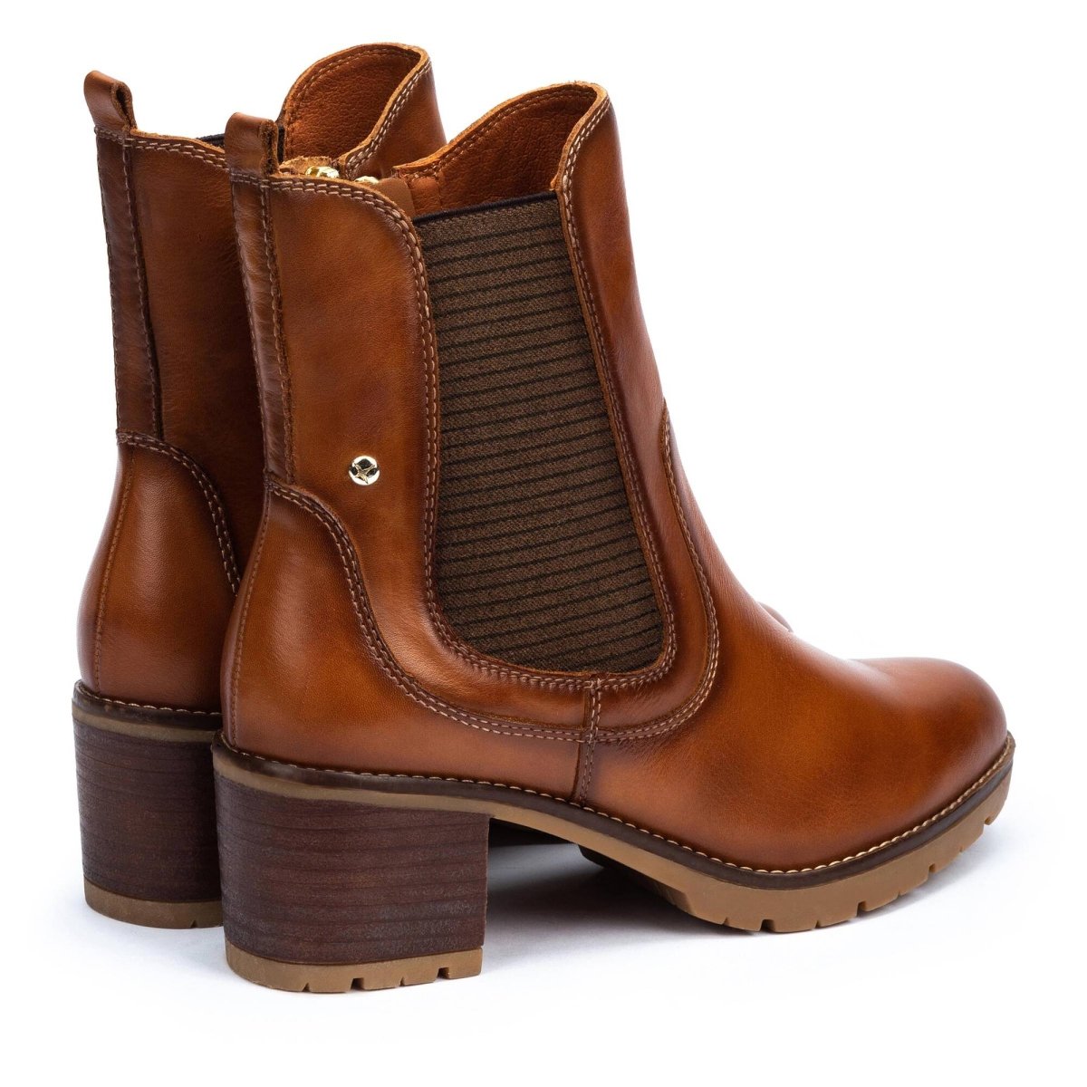 PIKOLINOS LLANES W7H-8948 WOMEN'S ANKLE BOOTS IN BRANDY - TLW Shoes