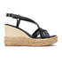 PIKOLINOS RONDA W7W-1759 WOMEN'S WEDGE BUCKLE CLOSURE SANDAL IN BLACK - TLW Shoes