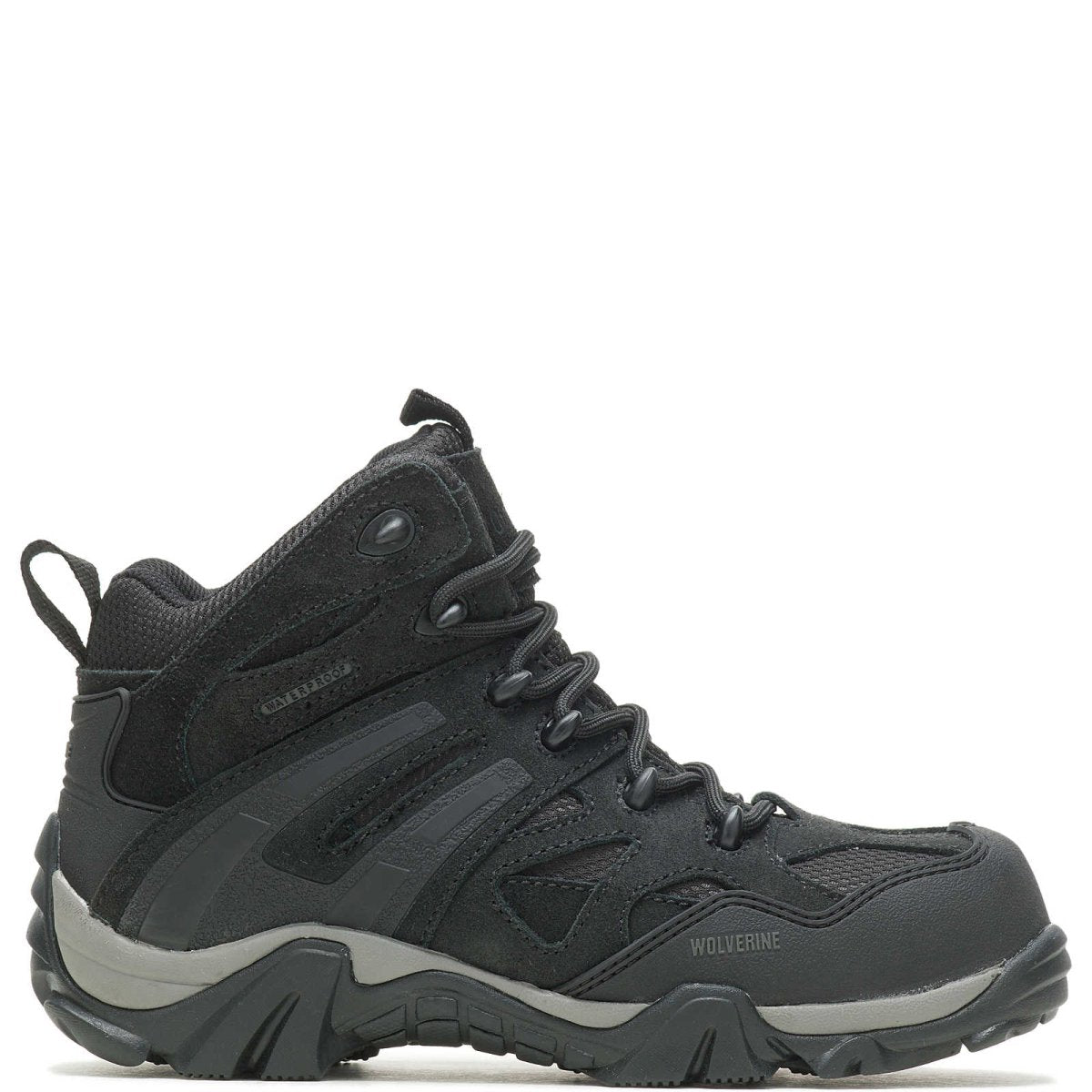WOLVERINE WILDERNESS WOMEN'S WILDERNESS COMPOSITE TOE BOOT (W881017) IN BLACK - TLW Shoes