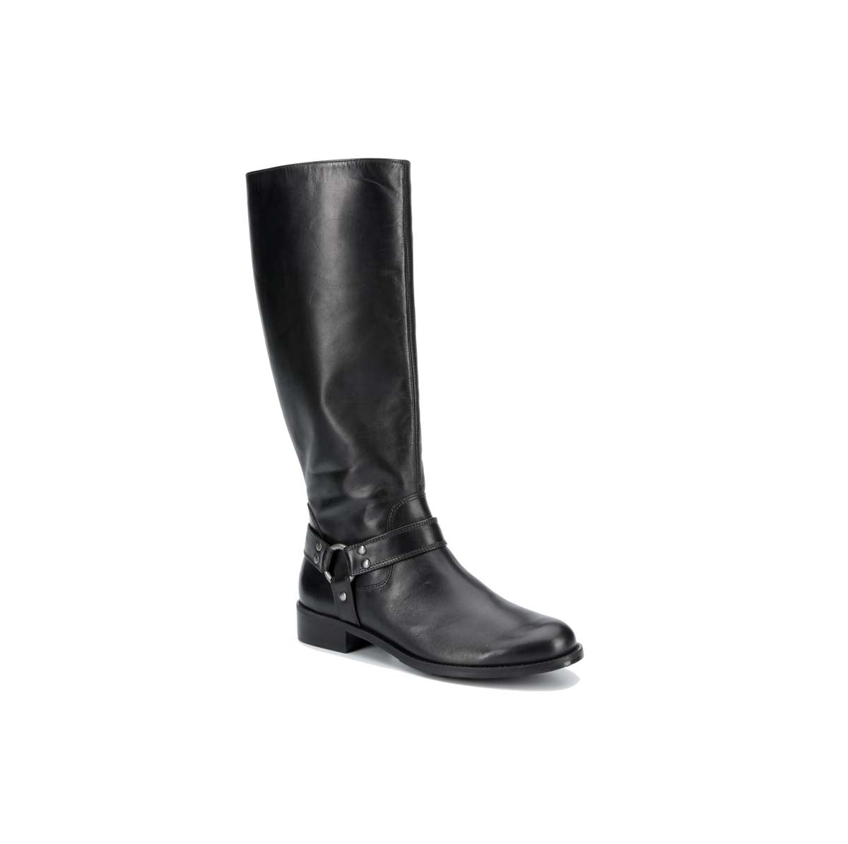 WALKING CRADLES WC KRISTEN-W WOMEN TALL-SHAFT BOOT IN BLACK MONTANAPOLEON LEATHER - TLW Shoes