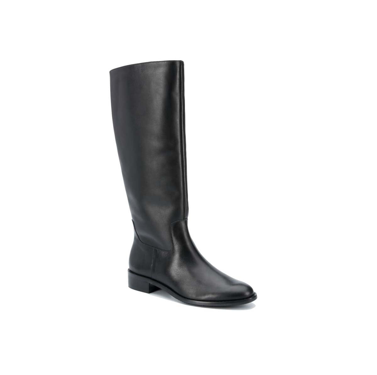WALKING CRADLES WC MEADOW-W WOMEN RIDING BOOT IN BLACK CASHMERE LEATHER - TLW Shoes