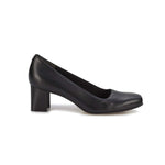 WALKING CRADLES WC MEREDITH WOMEN PUMP SLIP-ON IN BLACK CASHMERE LEATHER - TLW Shoes