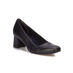 WALKING CRADLES WC MEREDITH WOMEN PUMP SLIP-ON IN BLACK CASHMERE LEATHER - TLW Shoes