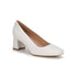 WALKING CRADLES WC MEREDITH WOMEN PUMP SLIP-ON IN WHITE CASHMERE LEATHER - TLW Shoes