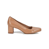 WALKING CRADLES WC MEREDITH WOMEN PUMP SLIP-ON IN NUDE PATENT LEATHER - TLW Shoes