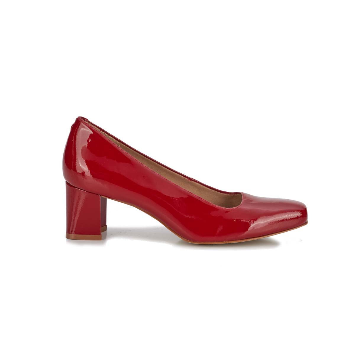 WALKING CRADLES WC MEREDITH WOMEN PUMP SLIP-ON IN RED PATENT LEATHER - TLW Shoes
