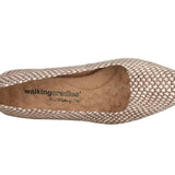 WALKING CRADLES WC MEREDITH WOMEN PUMP SLIP-ON IN ROCCIA SNAKE PRINT LEATHER - TLW Shoes