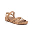 WALKING CRADLES WC POOL WOMEN STRAPPY SANDAL IN GOLD CORK - TLW Shoes