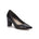 WALKING CRADLES WC STEVIE WOMEN PUMP SHOE IN BLACK CASHMERE/BLACK PATENT - TLW Shoes