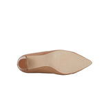 WALKING CRADLES WC STEVIE WOMEN PUMP SHOE IN NEW NUDE CASHMERE/NEW NUDE PATENT - TLW Shoes