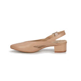 WALKING CRADLES WC HARLAN WOMEN SLING-BACK PUMP IN NUDE MESTICO LEATHER - TLW Shoes