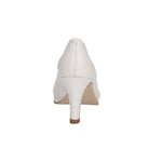 WALKING CRADLES WC PAYTON WOMEN PUMP IN WHITE CASHMERE LEATHER - TLW Shoes
