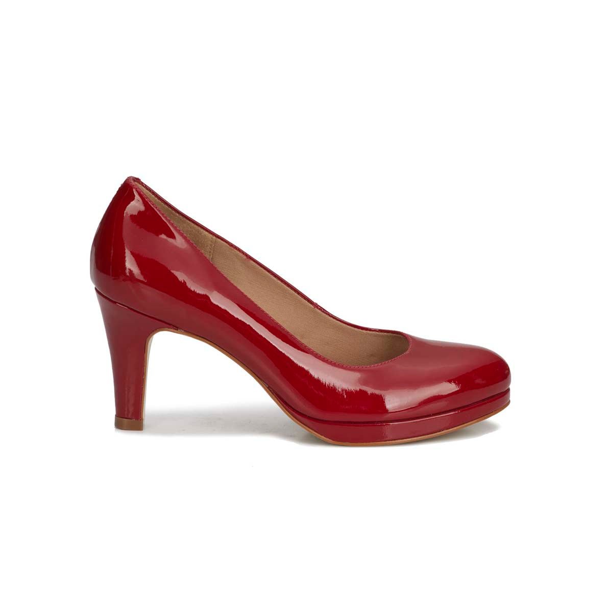 WALKING CRADLES WC PAYTON WOMEN PUMP IN RED PATENT LEATHER - TLW Shoes