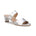 WALKING CRADLES WC LORELAI WOMEN SLIDE SANDAL IN BRIGHT SILVER SOFT METALLIC - TLW Shoes