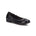 WALKING CRADLES TRISTA WOMEN FLAT SLIP-ON SHOE IN BLACK LEATHER/PATENT/CROCO - TLW Shoes