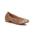 WALKING CRADLES TRISTA WOMEN FLAT SLIP-ON SHOE IN LT TAUPE PATENT LIZARD/CASHMERE/PAT - TLW Shoes