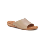 WALKING CRADLES WC CAM WOMEN SLIP-ON SANDAL IN LT TAUPE SOFT ATANADO LEATHER - TLW Shoes